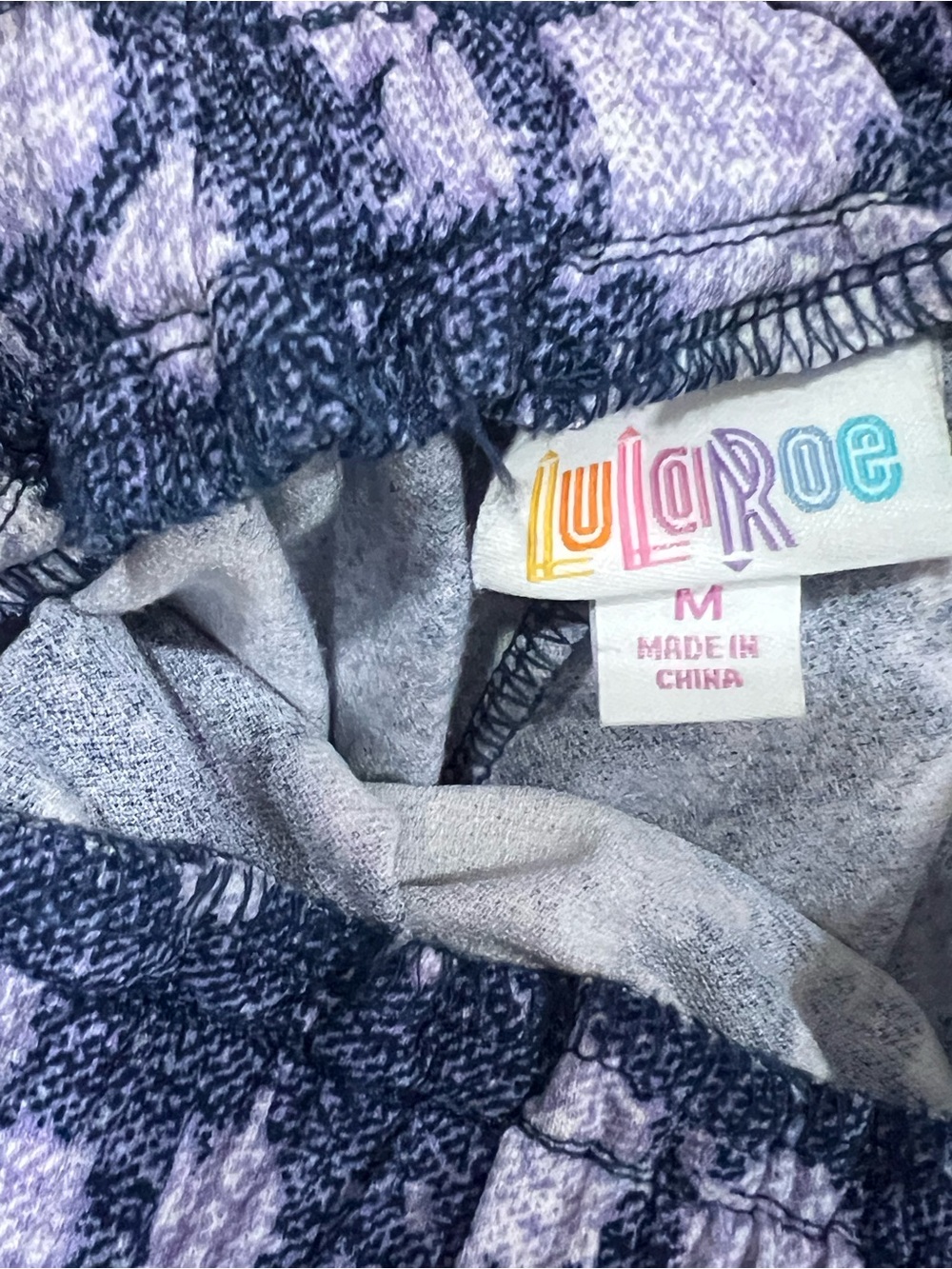 Women’s Navy Tie-Dye Lounge Shorts | Elastic Waist | Comfy Relaxed Fit - Picture 4 of 4